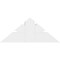 Ekena Millwork Richland Architectural Grade PVC Gable Bracket, 36"W x 15"H x 4"D x 6"F, 10/12 Pitch GBP036X15X0406RIC00 - alternate 3